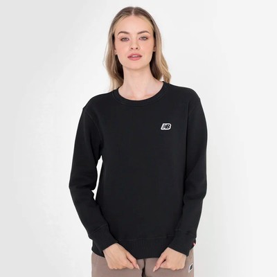 

New Balance Wmns Small Logo Crewneck Women черный