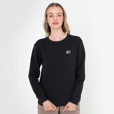 New Balance Wmns Small Logo Crewneck Women черный