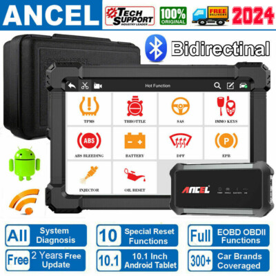 Ancel X7 OBD2 Bi-Directional Scanner All System Car Diagnostic Tool DPF ABS TPMS