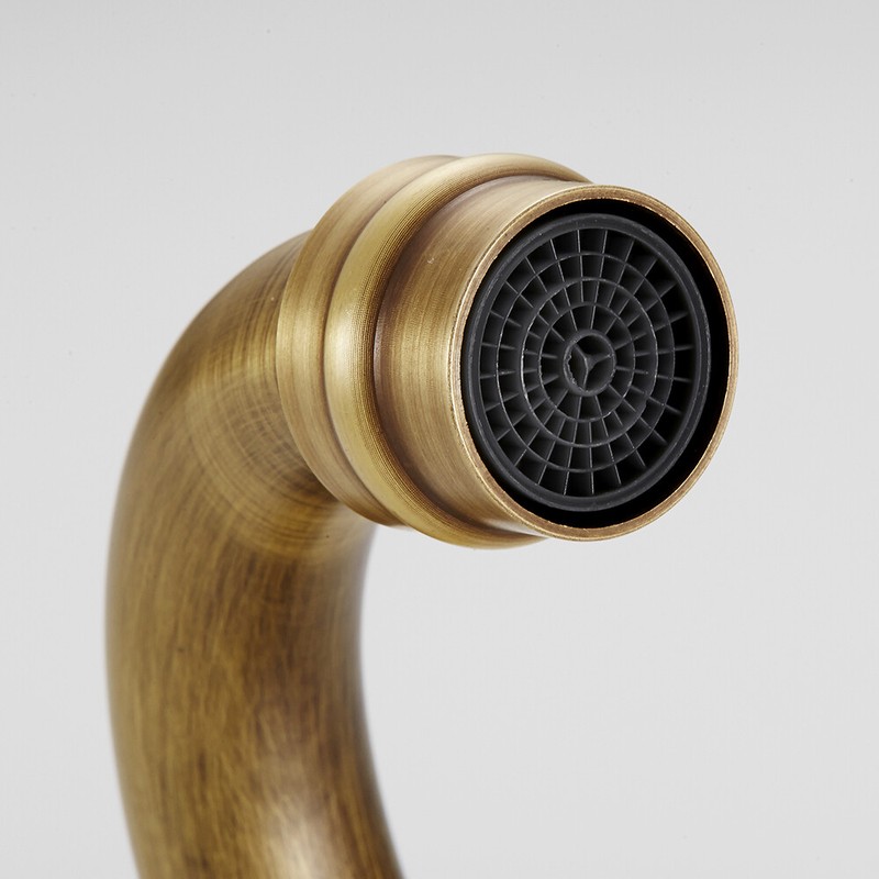 Küchenarmatur Wandarmatur Zweigriffarmatur Antik Wandmontage Wasserhahn