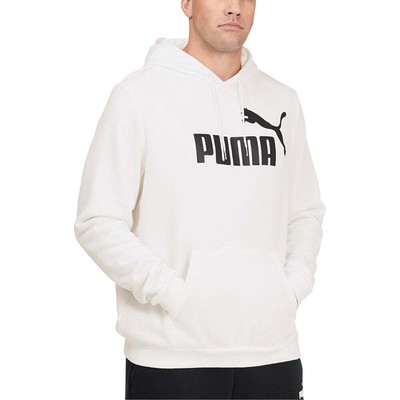 

Puma Essentials Logo Pullover Hoodie Big Tall Мужская белая повседневная верхняя одежда 84681, Белый