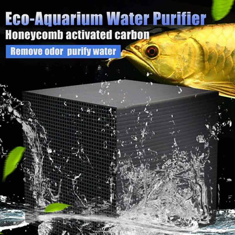 ELEDUCTMON Eco-Aquarium Water Purifier Cube Filter for Fish Tan