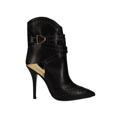 

Ботильоны Lucchese Claudia с заостренным носком и заклепками Женские черные классические сапоги BL7506, Черный, Lucchese Claudia Pointed Toe Studded Booties