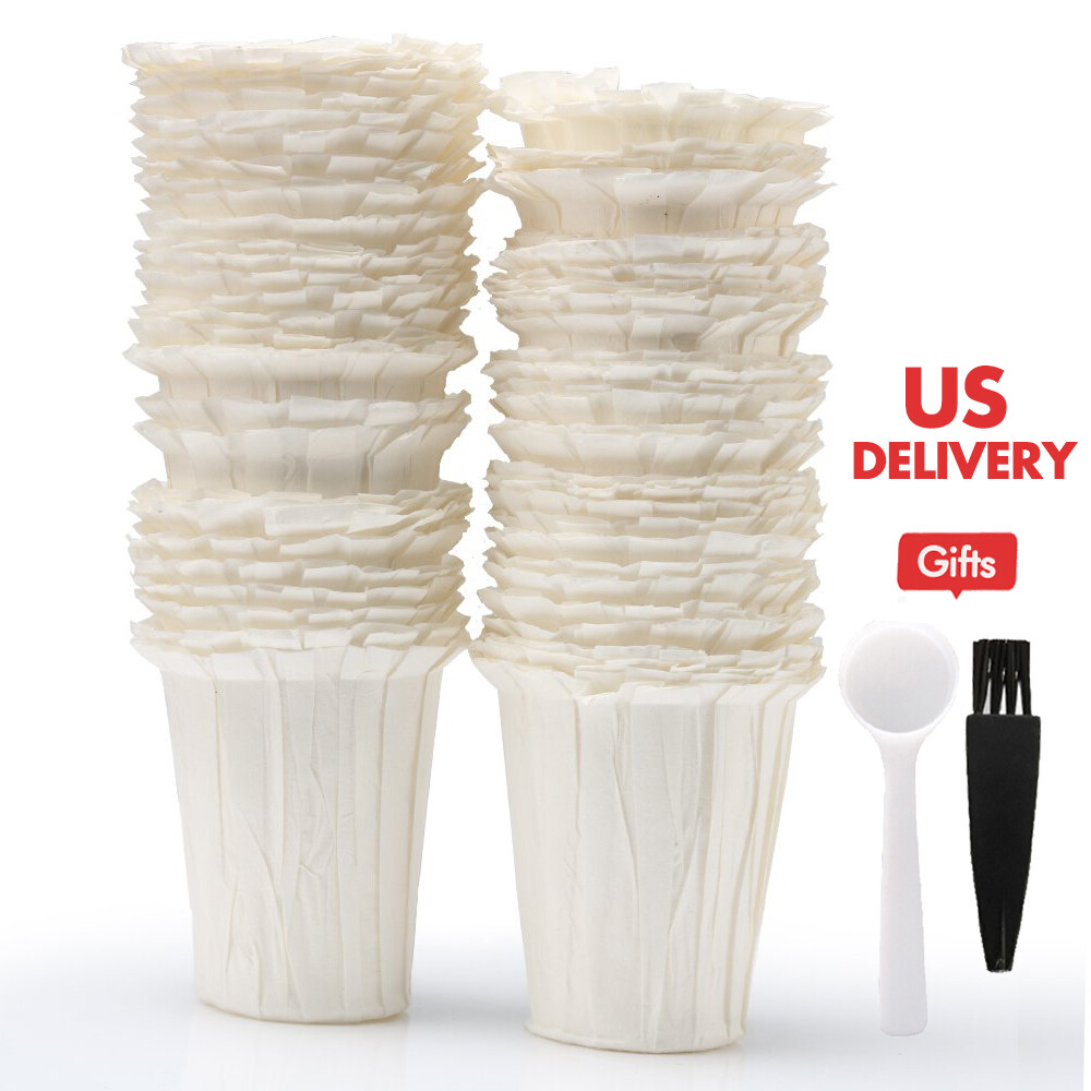 iCafilas 100 Disposable KCarafe Coffee Paper Filter for Keurig Large K