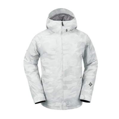 Volcom - 2836 Insulated Snowboard/Ski Jacket - White Camo NEW FOR 2024
