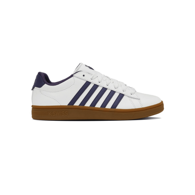 K-Swiss Court Tiebreak II Men’s Sneakers Bright White Naval Academy Gum Leather