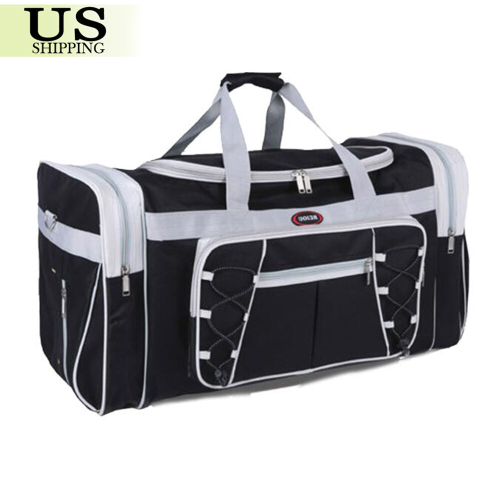 26″ Waterproof Overnight Tote Travel Gym Sport Bag Duffle Carry On Luggage