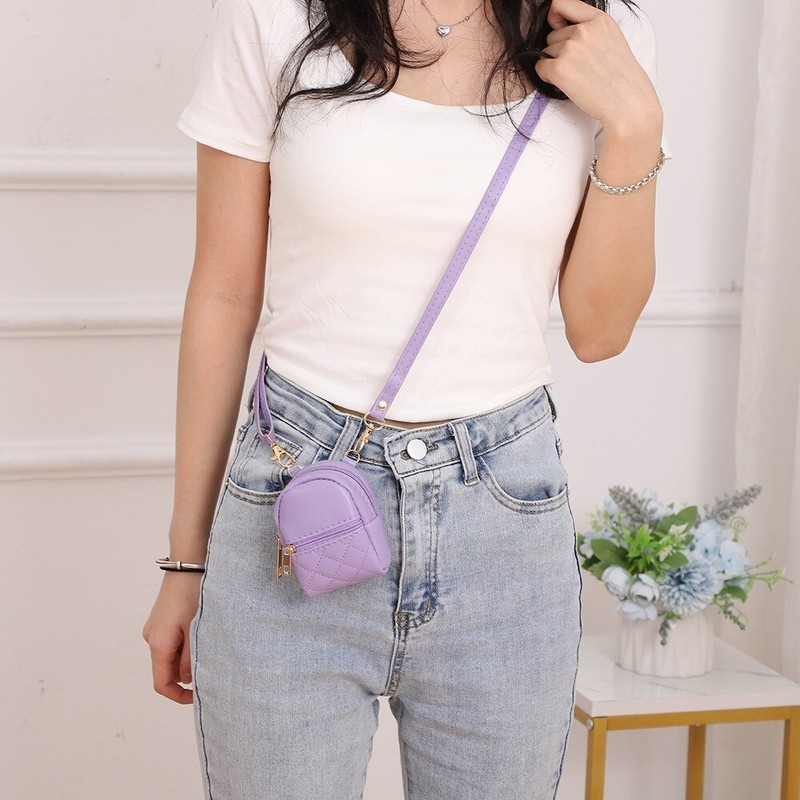 Mini Crossbody bag Portable Cash Wallet New Makeup Bag  Headset
