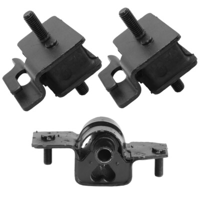 Engine Mounts & Transmission Mount 3PCS for Dodge Ram 1500 Van 03-99 V6-3.9L