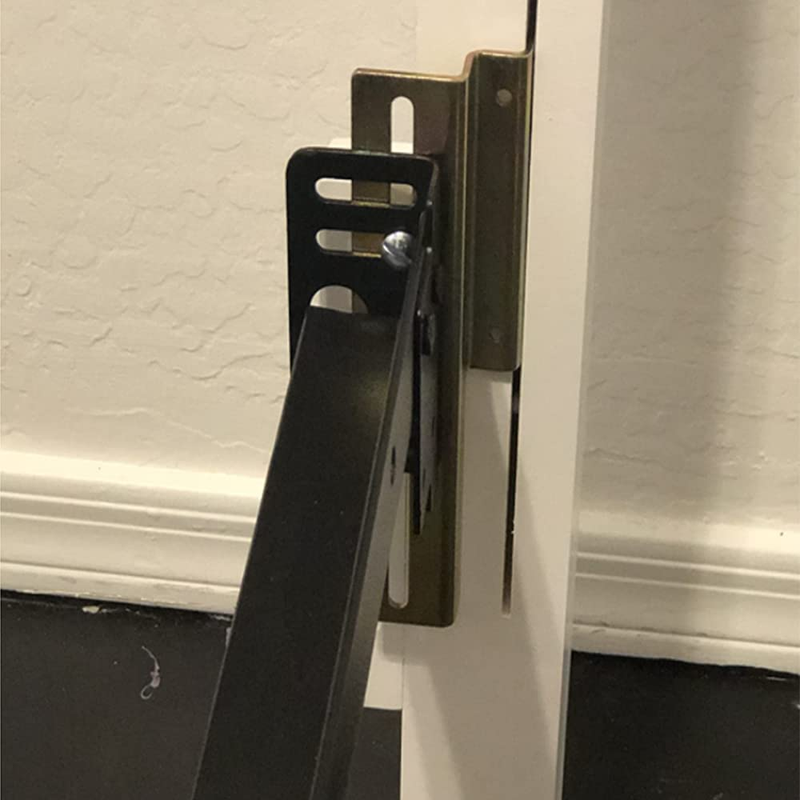 2Pcs 711 Bolt on to Hook on Bed Frame Conversion Brackets with Hardware Hook, He