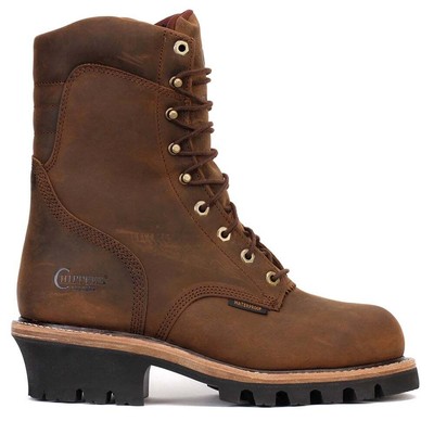 

Chippewa Super Dna 8-дюймовая водонепроницаемая рабочая мужская коричневая рабочая обувь с мягким носком, Коричневый, Chippewa Super Dna 8 Inch Waterproof Soft Toe Work