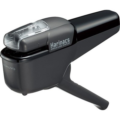 Kokuyo Harinacs Japanese Stapleless Stapler Black SLN-MSH110D Up To 10 Papers 1 
