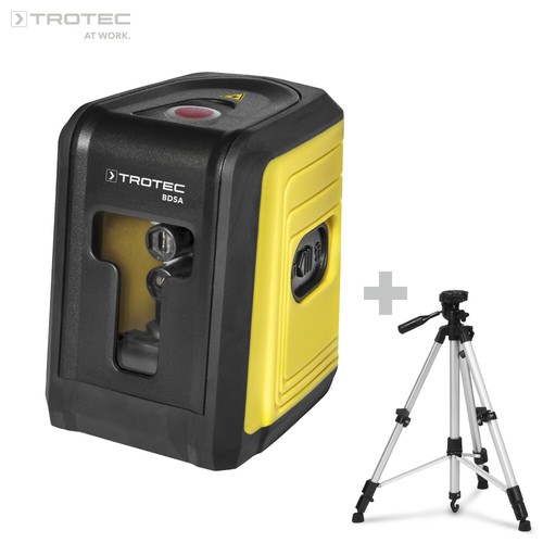 TROTEC Kreuzlinienlaser BD5A | Selbstnivellierender Linienlaser | Kreuzlaser