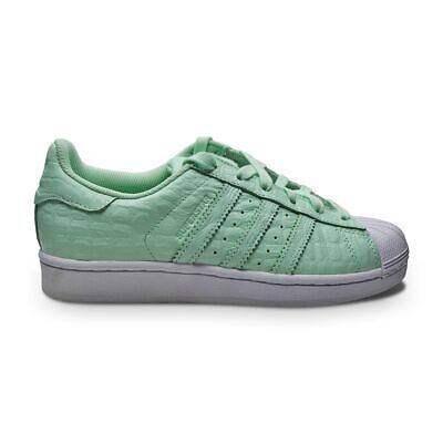 

Женские кроссовки Adidas Superstar W - AQ2711 - зелено-белые кроссовки с лягушкой, Зеленый, adidas Superstar