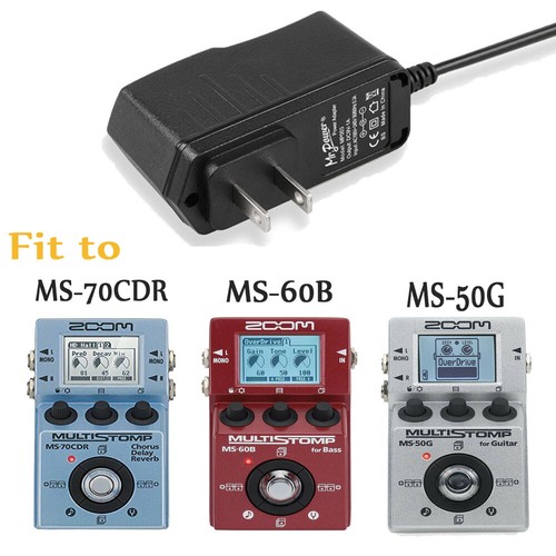 Us 9v Power Supply Adapter For Zoom Ms 50g Ms 60b Ms 70cdr Multi Stomp Effects Ebay