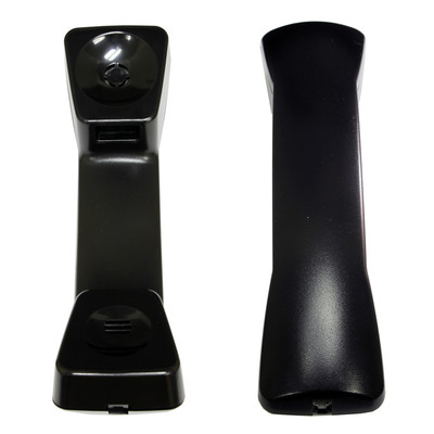 One New Partner Euro Black Handset with Coil Cord, Avaya (Partner 6 18 18D 34D)