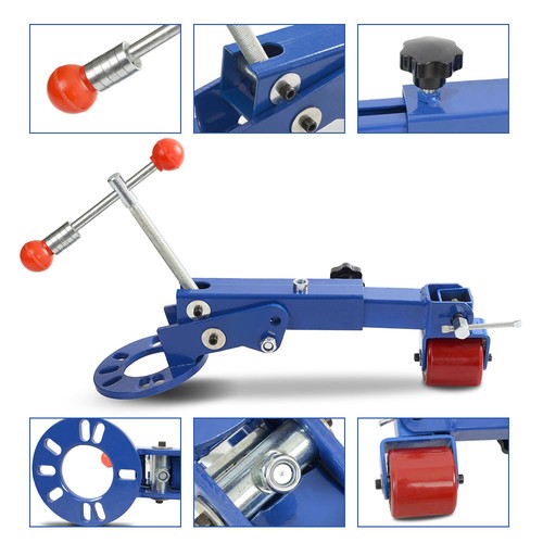 Red Heavy Duty Fender Roller Tool Extending Auto Body Wheel Arch Roller Blue