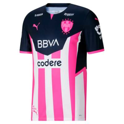 

Реплика футбольного джерси Puma Monterrey Pink Crew Neck Short Sleeve 2122 Mens Size, Синий, Puma Monterrey Pink Crew Neck Short Sleeve Soccer Jersey Replica