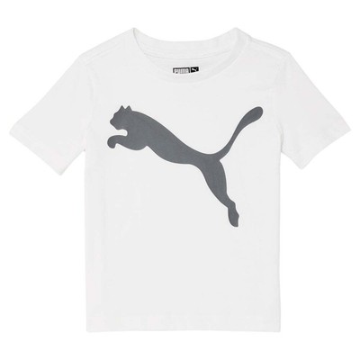 

Футболка Puma Core Pack с круглым вырезом и коротким рукавом с рисунком для малышей, размер , 858, Белый, Puma Core Pack Crew Neck Short Sleeve Graphic Toddler