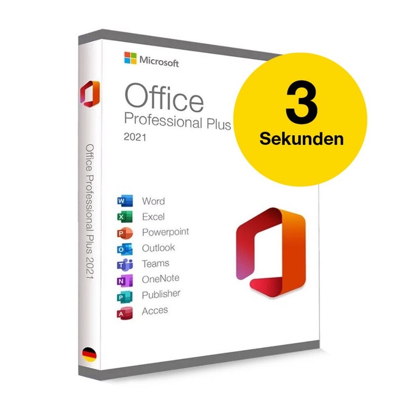 Ms Office 2021 Professional Plus Vollversion Key Sofort Email Versand