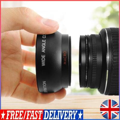 52mm 0.45x Wide Angle Lens Professional for Nikon 18-55mm 55-200mm 50mm 1.4 50mm