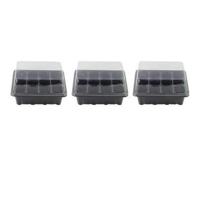 3 Pcs Germination Trays Hydroponic Plant Starter Trays Garden Tools