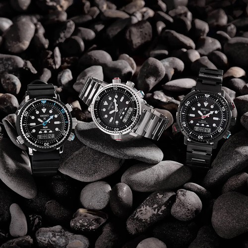 Pre-owned Seiko Prospex X Padi Snj035p1 ‘commando Arnie' Hybrid Diver's Limited 4000