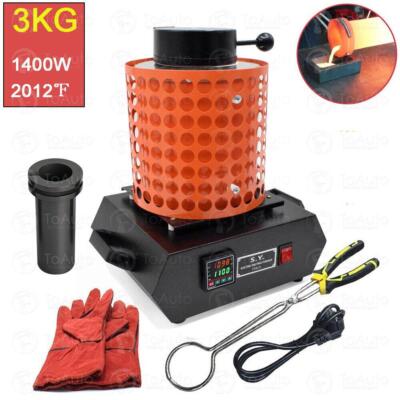Electric Gold Melting Furnace Forge Copper Brass Metal Casting Jewelry Tool Mesh