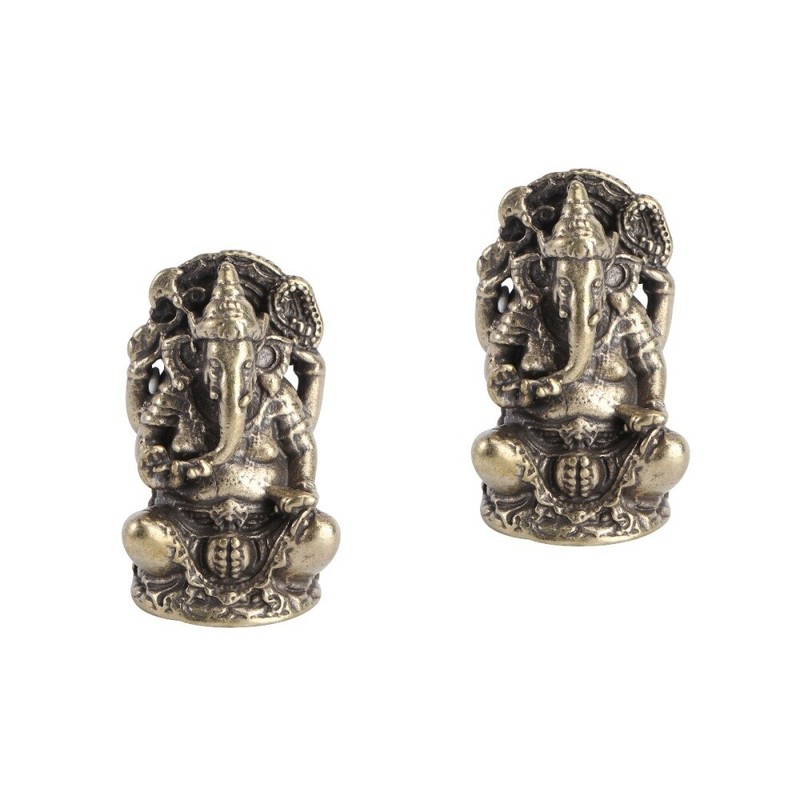 Elefantendekor Chakra- Kupferhandwerk Tempeldekoration