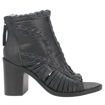 

Женские туфли-лодочки Dingo Jeezy с открытым носком Shootie, черное платье, повседневное, DI788-001, Черный, Dingo Jeezy Open Toe Shootie Pumps