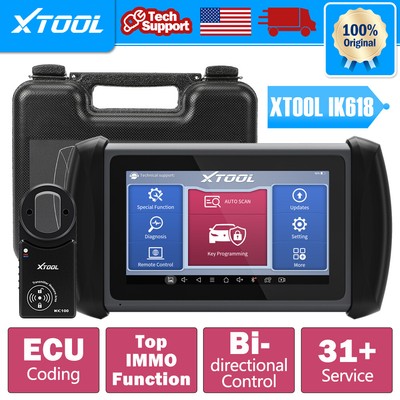 XTOOL IK618 Car Key IMMO Programming bidirectional Scan Diagnostic Tool TPMS ABS