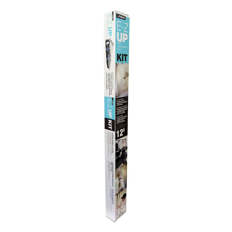 12 Ft. Dust Containment Pole Kit with Plastic Sheetings Barr