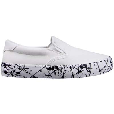 

Lugz Clipper Splash Slip On Женские белые кроссовки Повседневная обувь WCLIPSPC-135, Белый, Lugz Clipper Splash Slip On