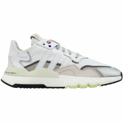 

adidas Nite Jogger Mens Grey, White Кроссовки Повседневная обувь EF5405, adidas Nite Jogger