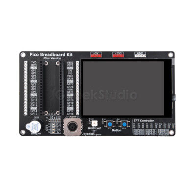 Raspberry Pi Pico/ W/2 Breadboard Kit with 3.5 Inch Touch Screen Breakout Board