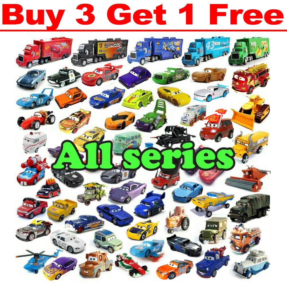 S Lot Lightning Mcqueen 1:55 Diecast Model Car Toy Gift For Boy