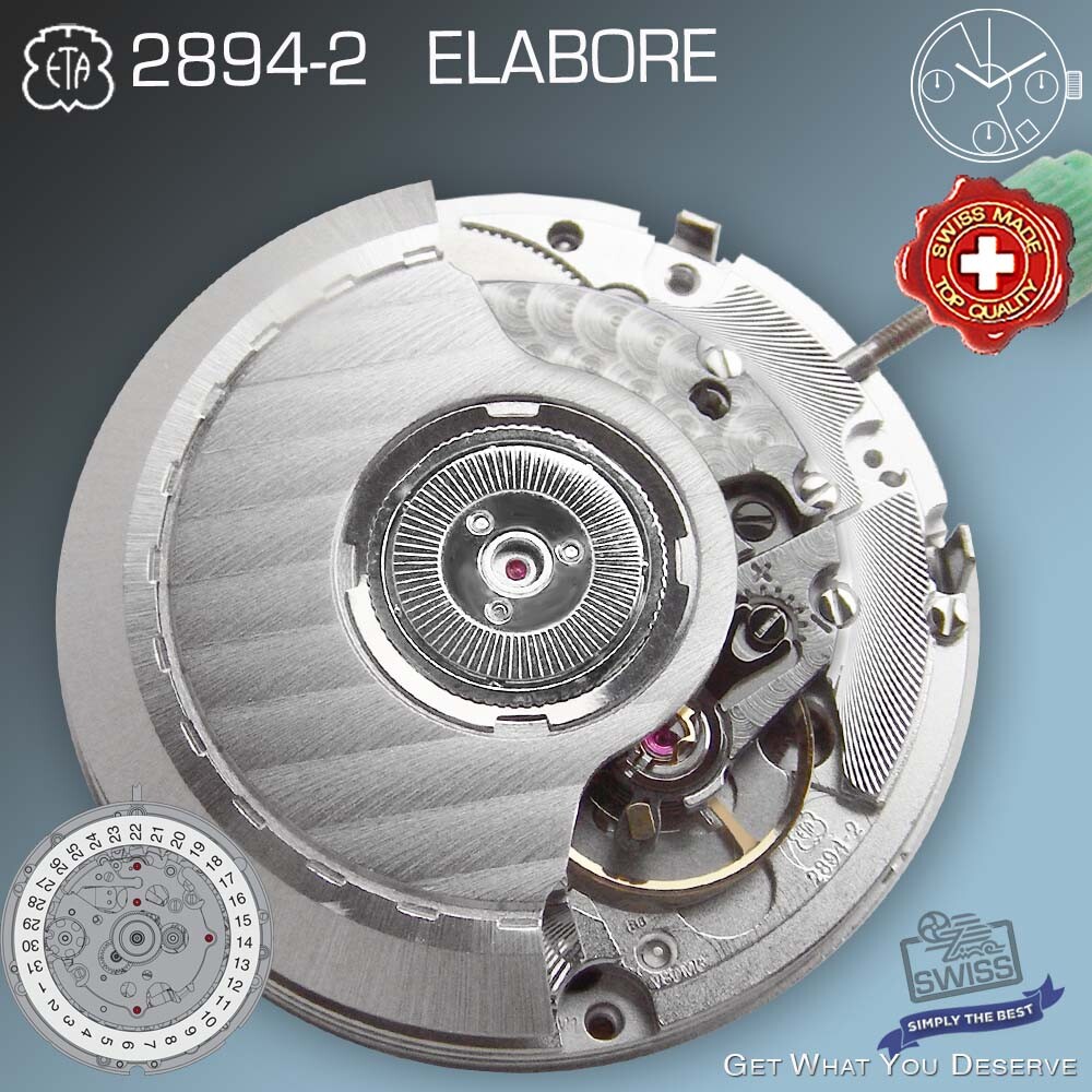 MOVEMENT AUTOMATIC ETA 2894-2, HIGH END CHRONOGRAPH, ELABORE