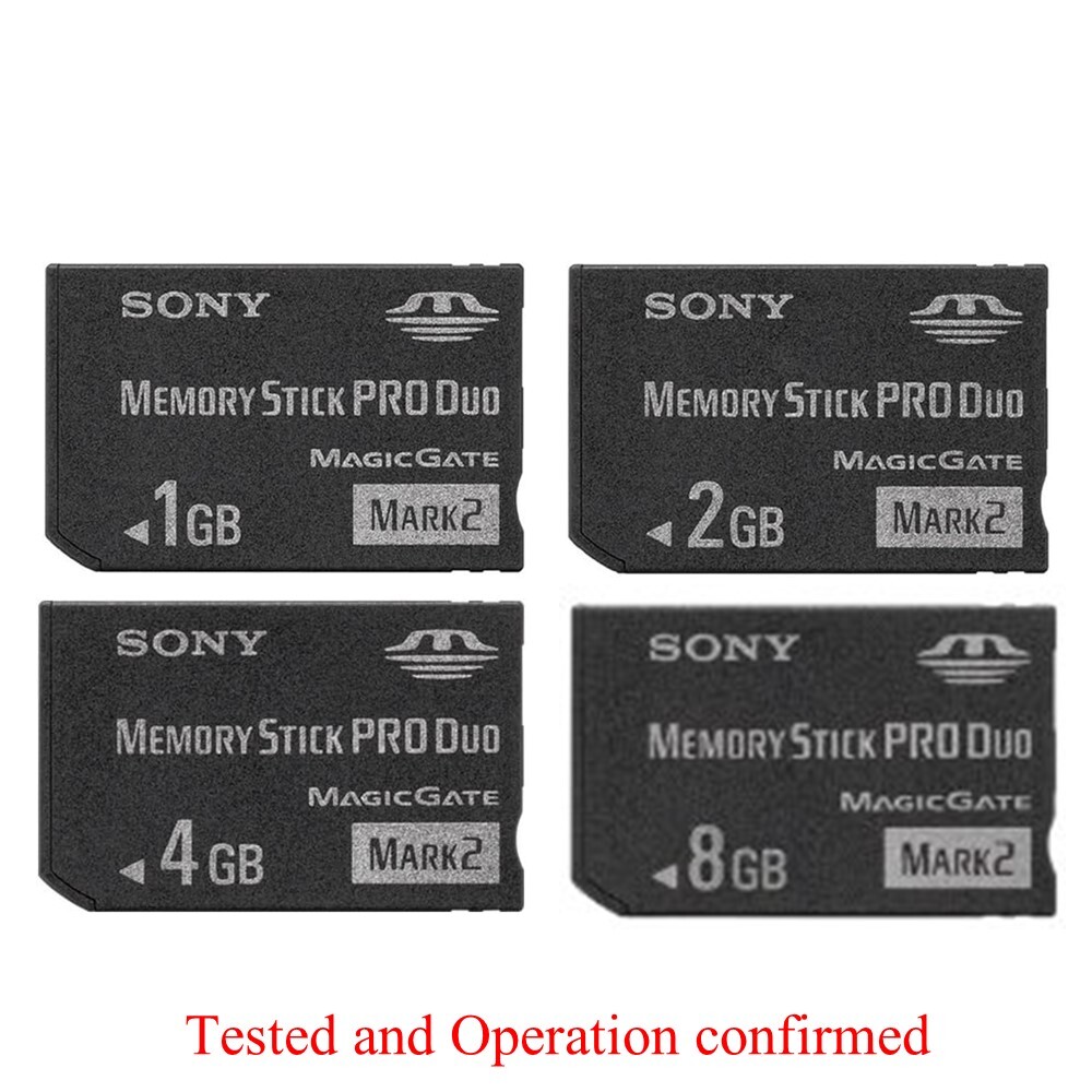 Sony Memory Stick Pro Duo 8GB 4GB 2GB 1GB MS Card for Sony