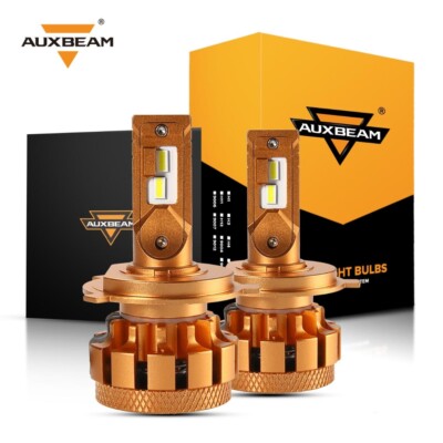 AUXBEAM GX 120W 110W 70W H4 9003 LED Headlight Bulbs High/Low Beam Super Bright