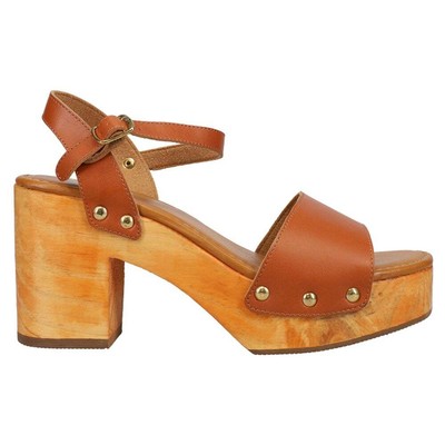 

Женские коричневые повседневные сандалии Corkys Country Club Wood Platform 81-0014-TAN, Коричневый, Corkys Country Club Wood Platform