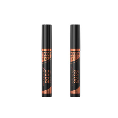 Max Factor 2000 Calorie Pro Stylist Mascara Black 9ml x 2