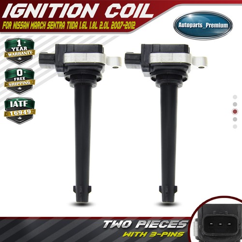 Set of 2 Ignition Coils Pack for Nissan Sentra 20072012 2.0L Tiida March UF591 eBay
