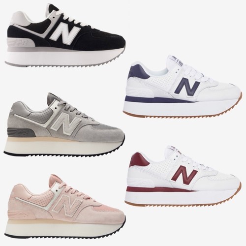 

New Balance Wmns 574 Stacked Stone Pink/Raind Cloud/white Женские размеры 6–10, Розовый, New Balance Wmns 574 Stacked