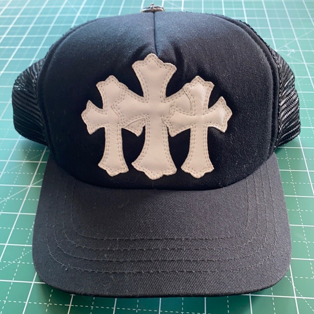 クロムハーツ Chrome Hearts Printed Cross Trucker Hat Chrome Hearts Printed Cross Trucker Hat – Black | eBay
