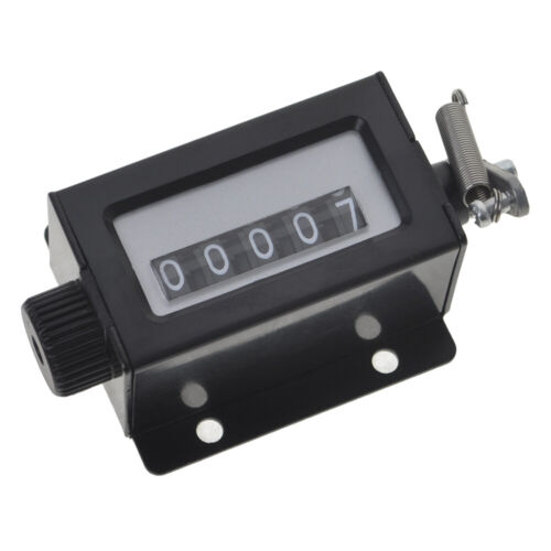 5 Digit Manual Hand Tally Counter Resettable Mechanical Clicker Display Stroke