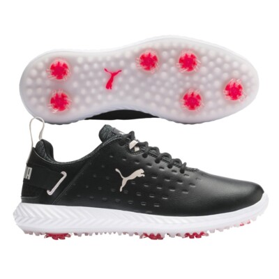 Puma Womens Ignite Blaze Pro Golf Shoes - New - Puma Black/Rosewater