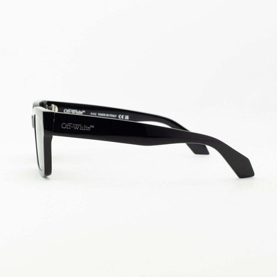 Pre-owned Off-white Oeri108s24pla0011007 Midland Black Sunglasses