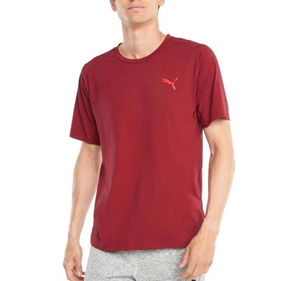 

Puma Train Cloudspun Bnd Crew Neck Mens Short Sleeve Red 52087322, Красный, Puma Train Cloudspun Bnd Crew Neck Short Sleeve