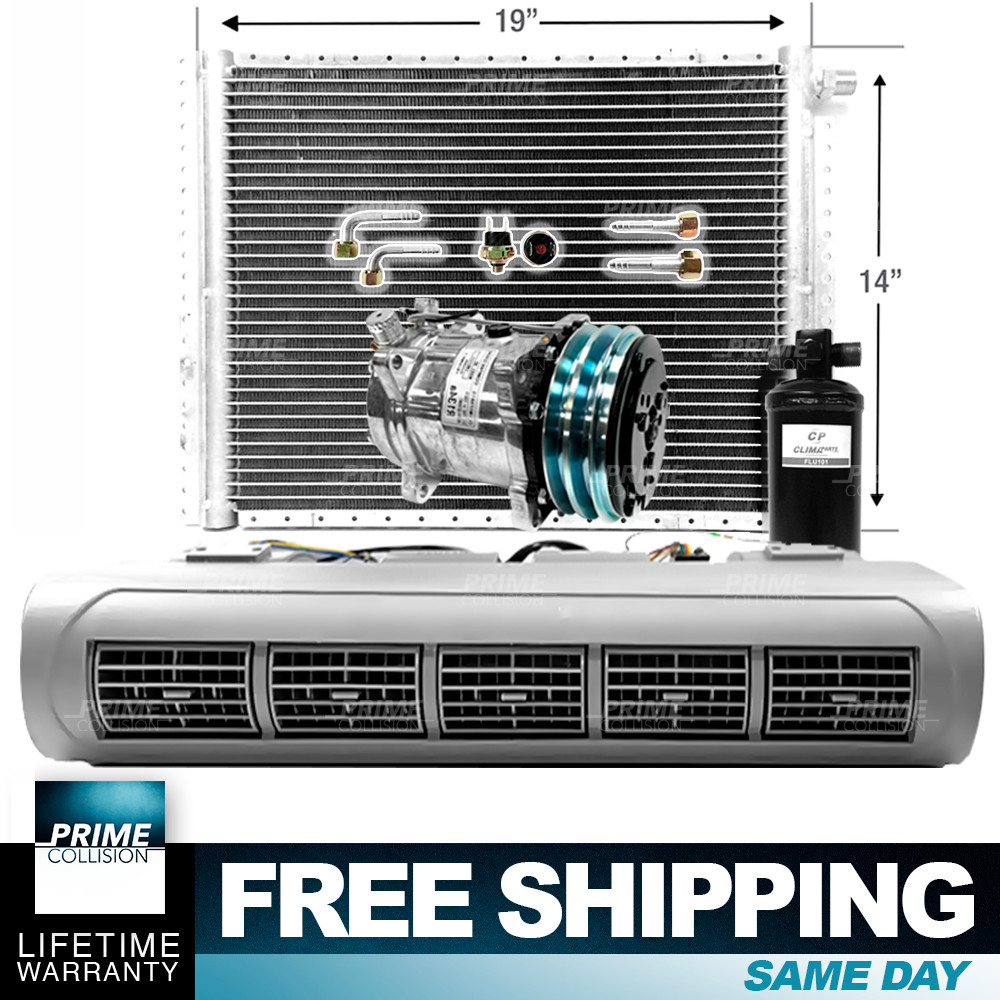 AC Kit EVU110 Universal Evaporator Underdash Unit Compressor & Condenser 14 x 19