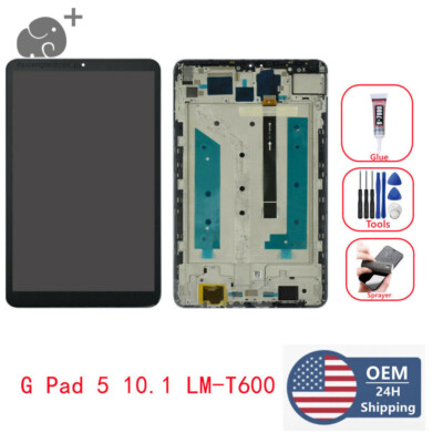 OEM For LG G Pad 5 10.1 LM-T600TS T600QS T600US T600MS LCD Touch Screen Frame